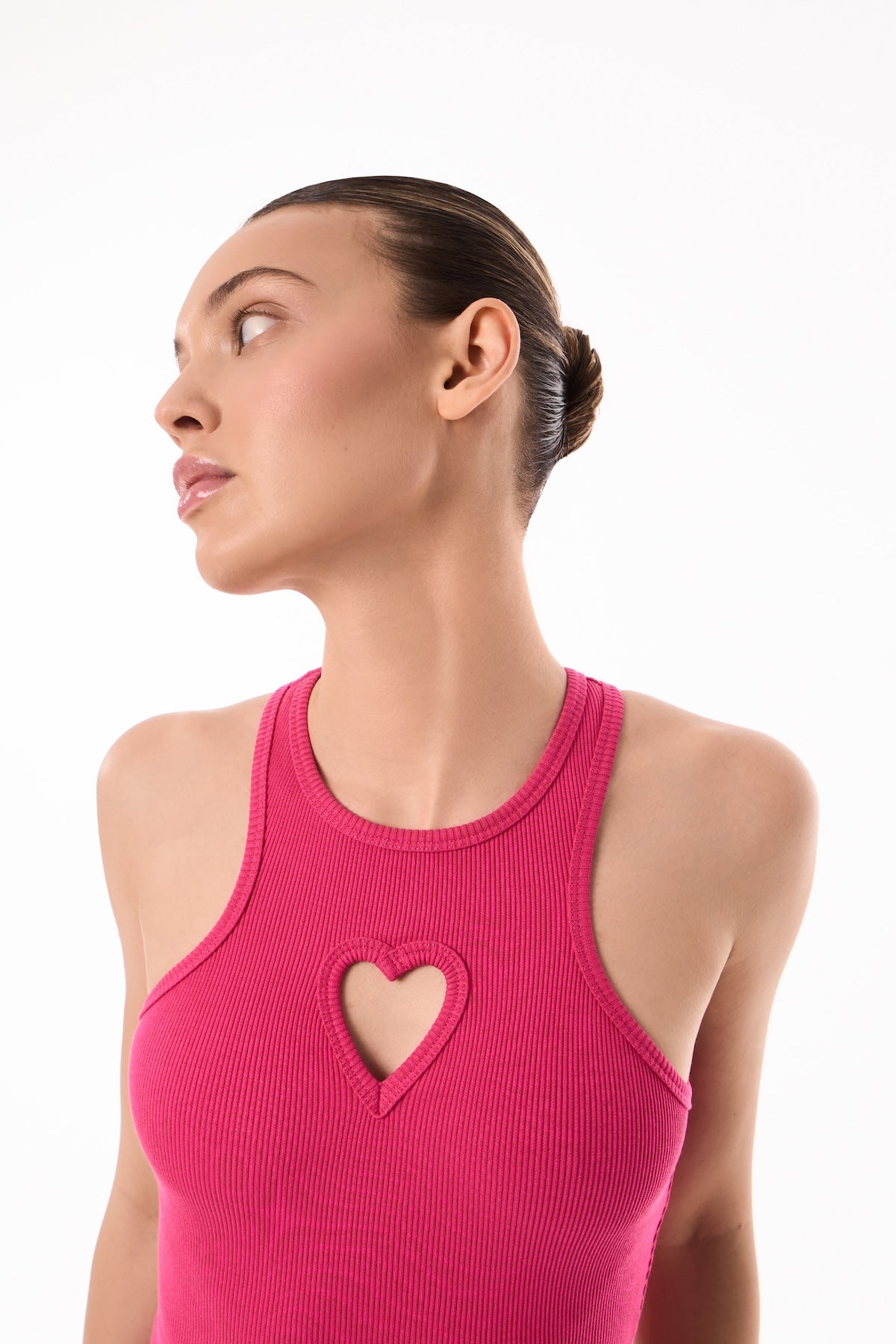 Top con diseño de corazón