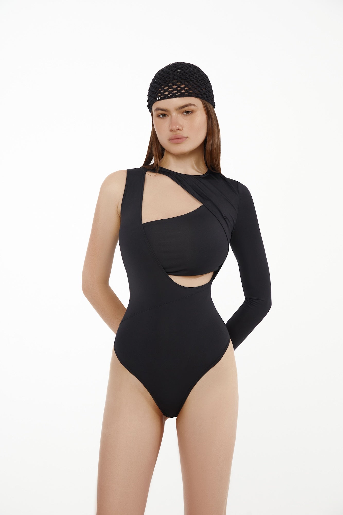 Body con recortes decorativos