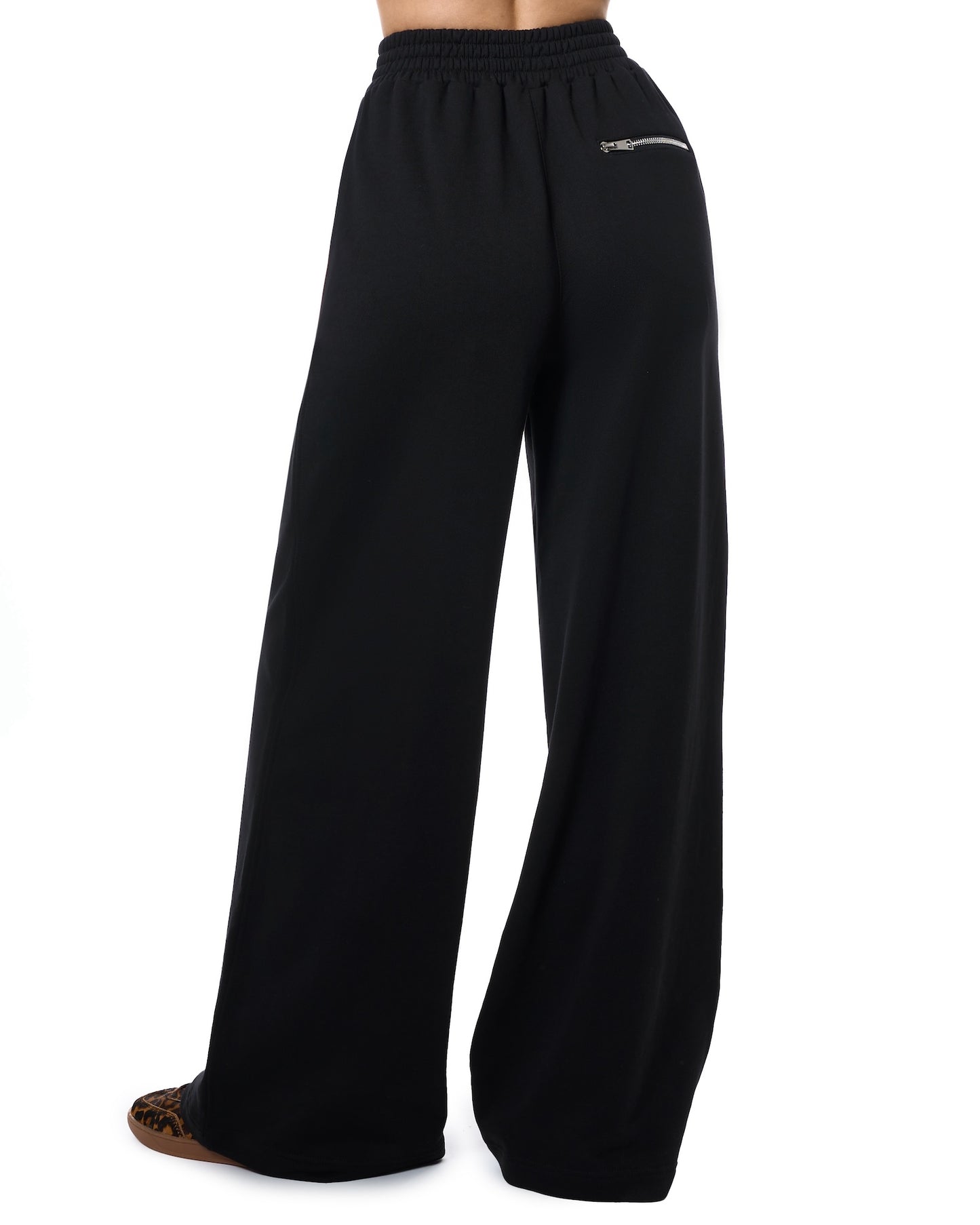 Straight fleece pants