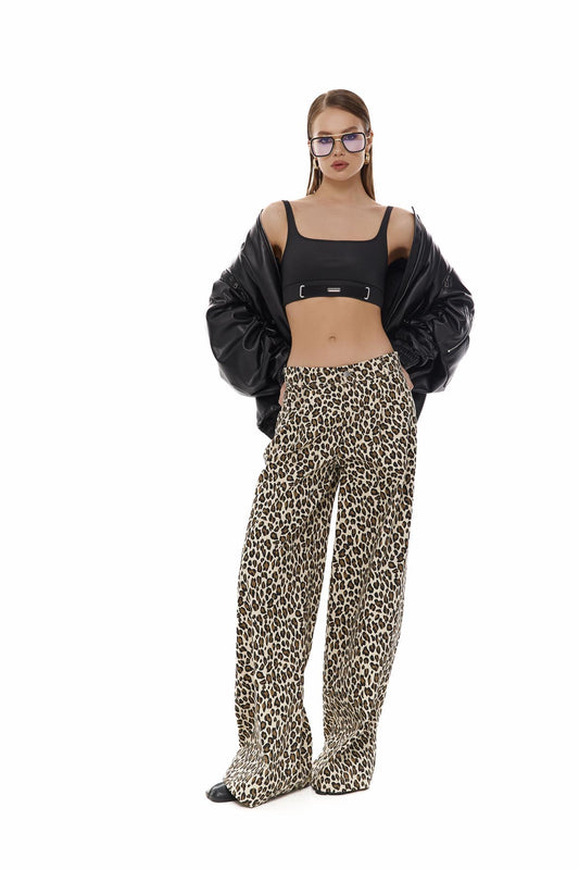 Pantalones leopardo