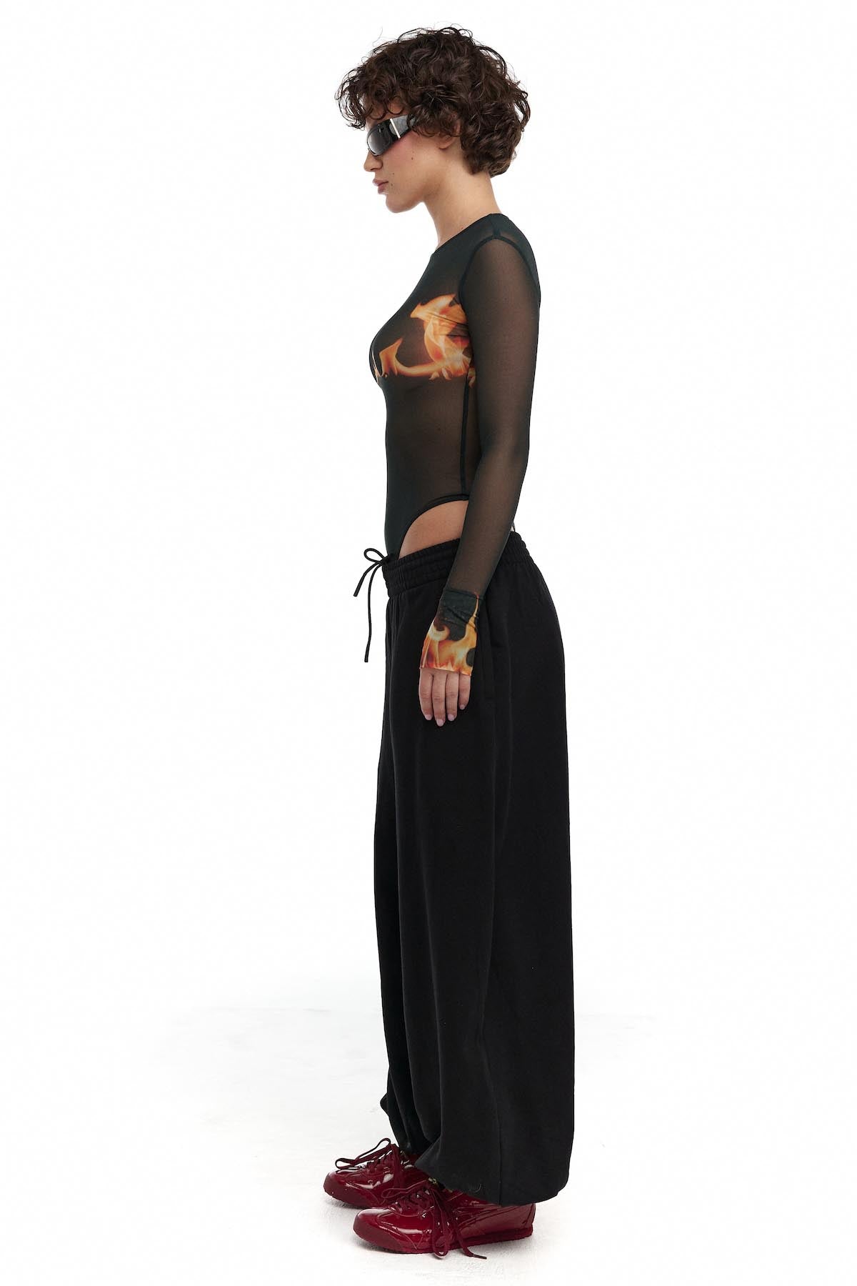 Mesh body with FIRE print