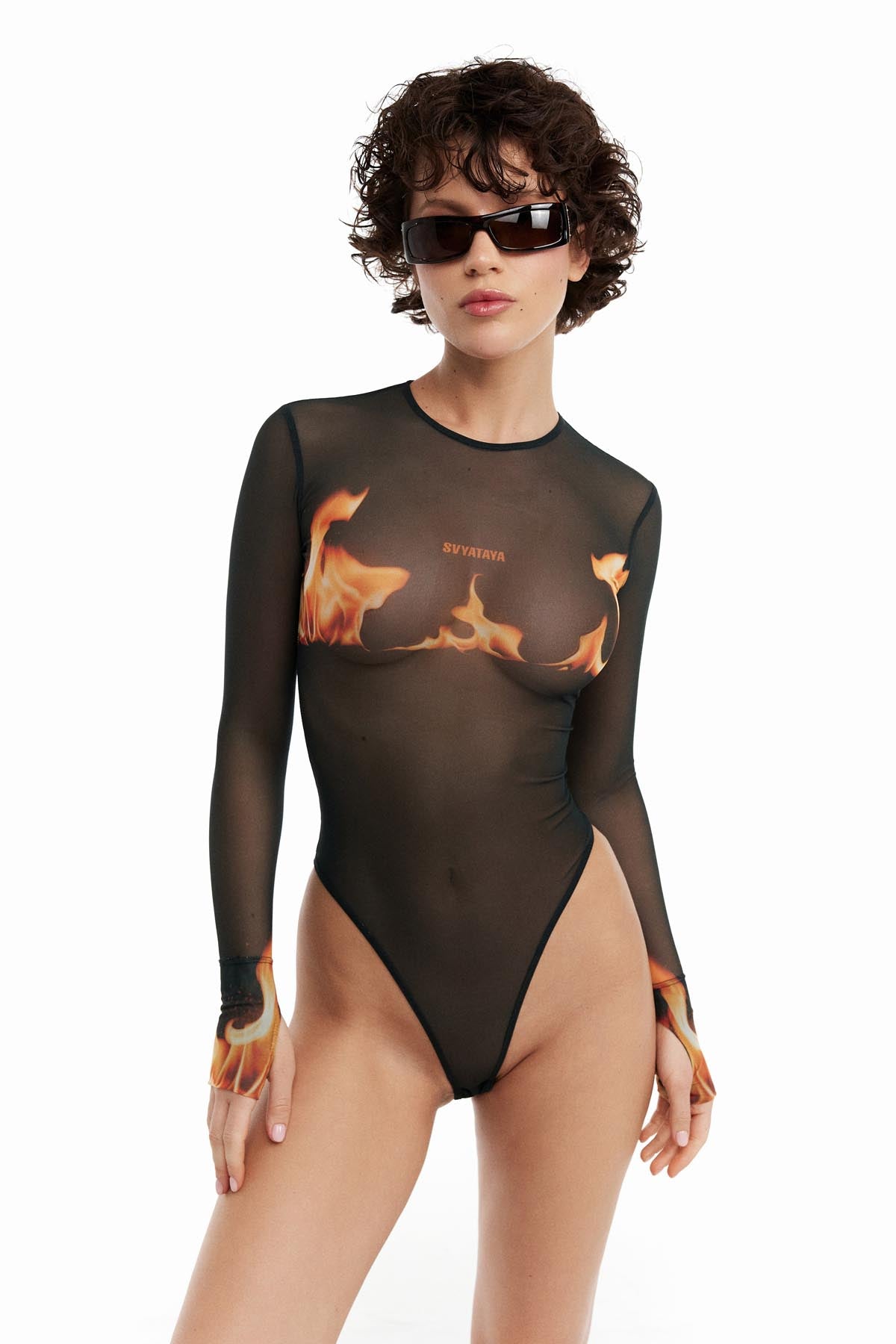 Mesh body with FIRE print