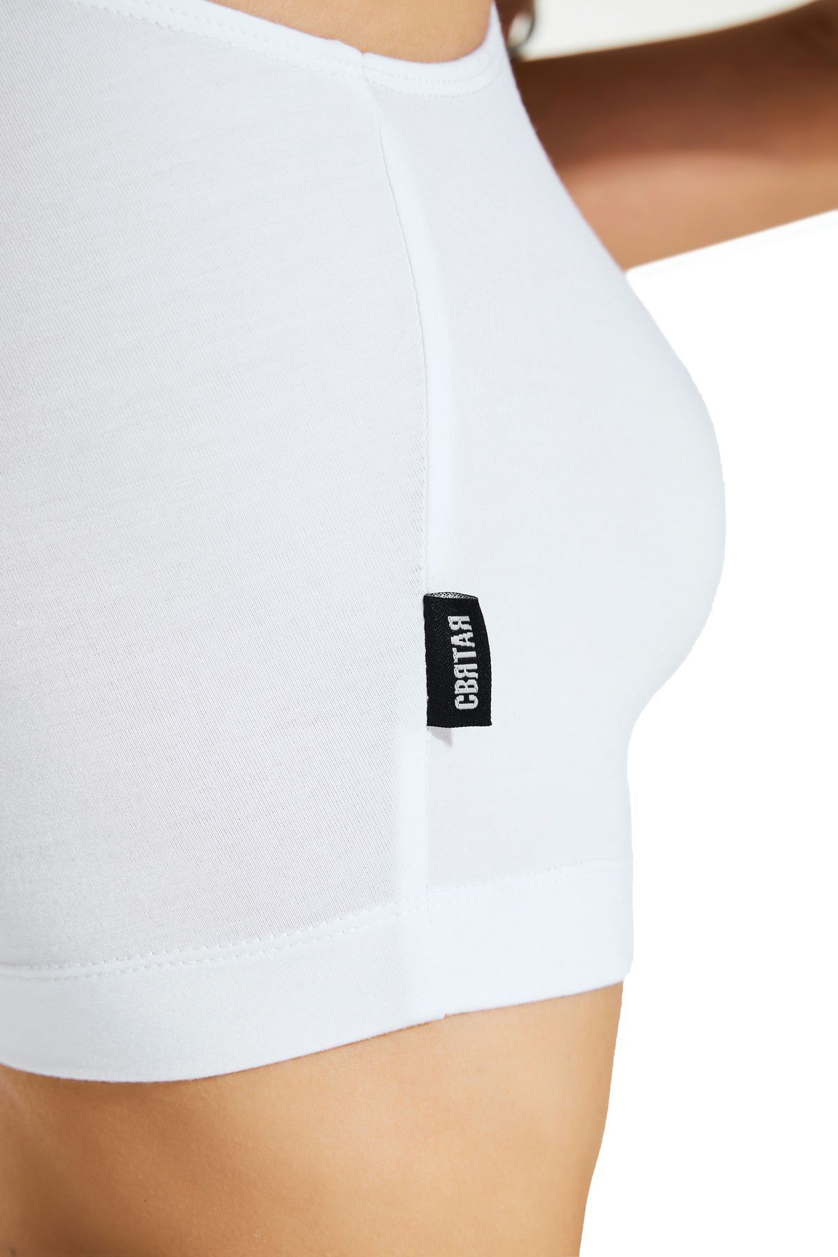 ¡desafí Camiseta sin mangas con escote asimétrico, blanca
